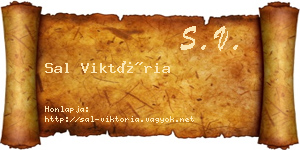 Sal Viktória névjegykártya